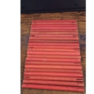 Tinkertoy Red Wood Replacement Pieces 22 Count Long Building Logs Stem Learning